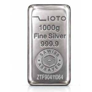 شمش نقره 1000 گرمی عیار 999.9 زیوتو