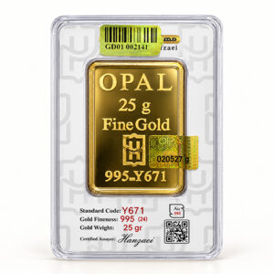 شمش 25 گرم اپال عیار 995(24 عیار)